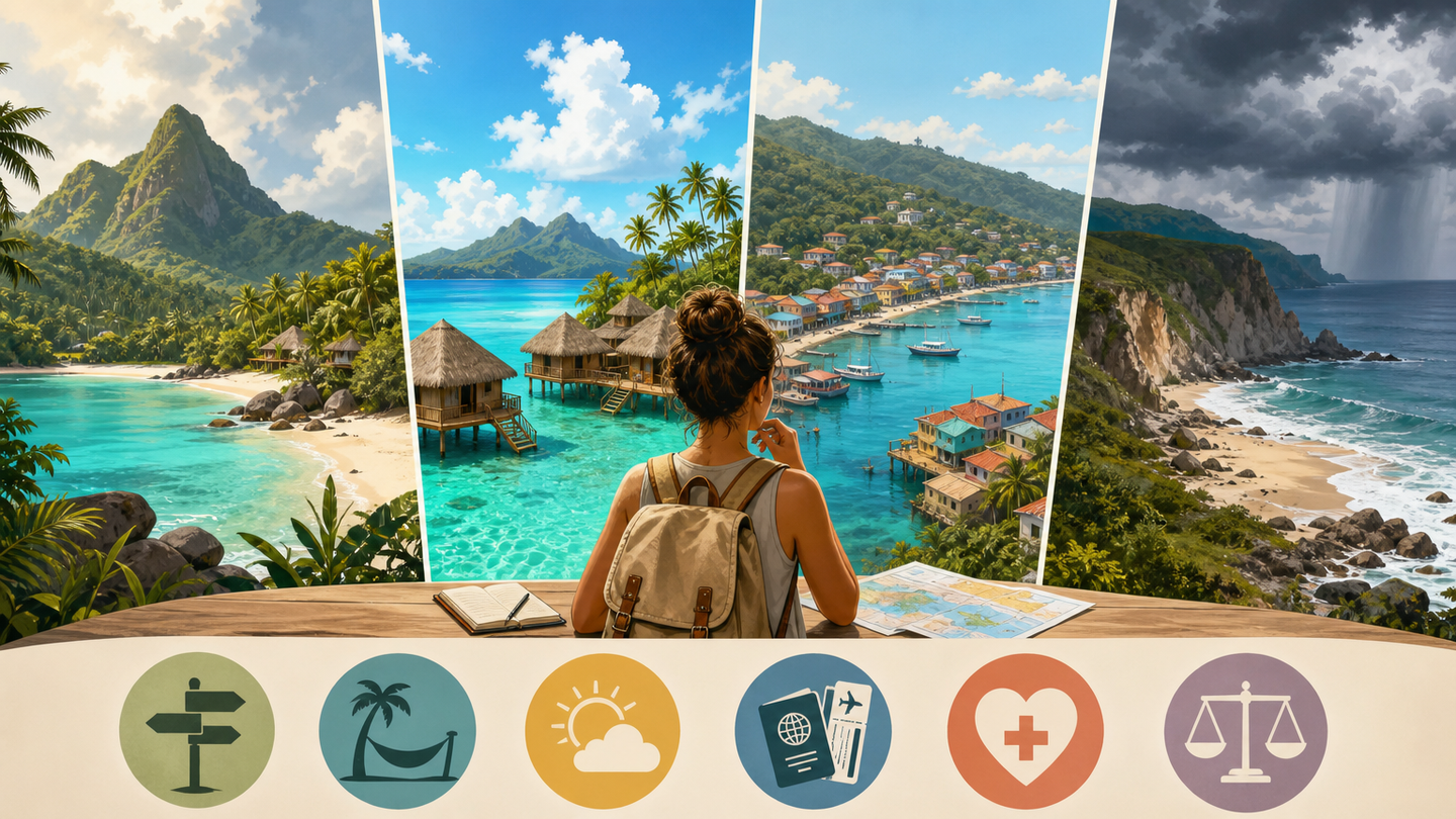 How to Compare Tropical Island Vacation Destinations